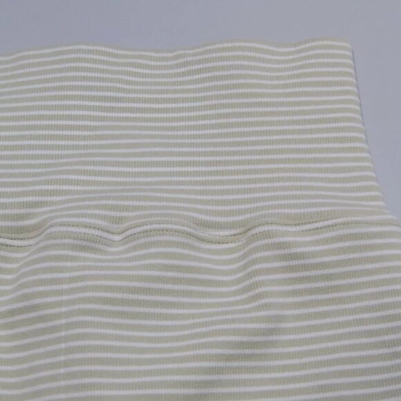 NEW WELLBEING + BEINGWELL Women's Size S/M Maram 4 Inch Shorts Green Stripes - Picture 11 of 11